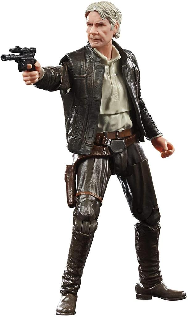 Hasbro Star Wars Black Series Архивная коллекция Хан Соло размер 6 дюймов Звезда Пробуждение силы Действие Возраст 4 и старше F4370 Оригинальный продукт (15 см) войны