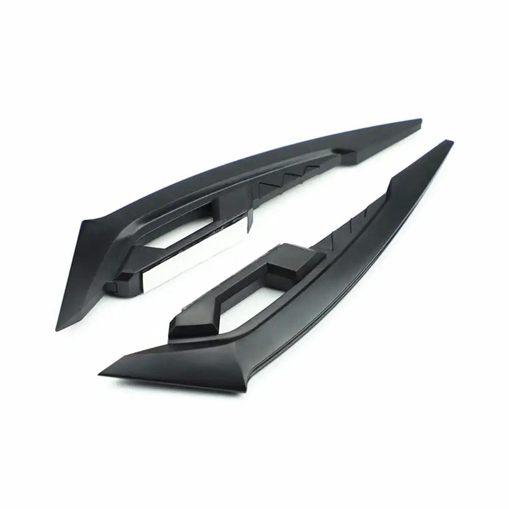 2Pcs Motorcycle Winglets Front Side Spoiler Aerodynamic Wing Set Fixed Wind Wing with Adhesive Decoration Sticker