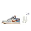 Air Jordan 1 Low Phantom Denim Women Sneakers Cream Multi-Color Coconut-Milk FZ5045-091