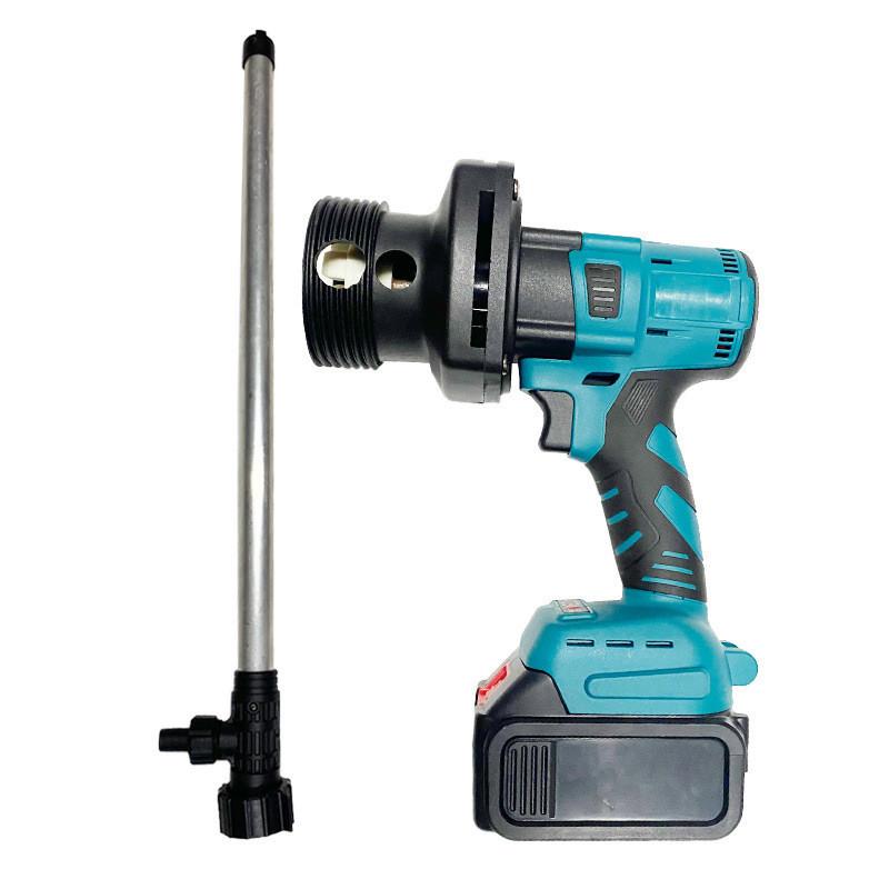 Высокомощный бесщеточный масляный насос, портативный насос для извлечения жидкости, большая емкость, литий-ионный дизельный насосный агрегат, синий