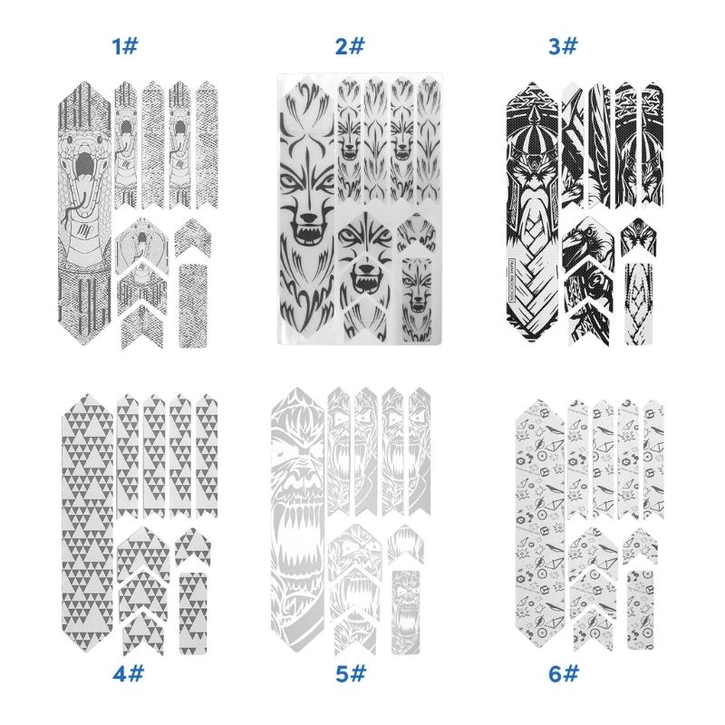 Enhanced Protective Chain Stay Pad Bike Chainstay Protector Bicycles Chains Frame Guards for Mountain Bike BMX Road Bike