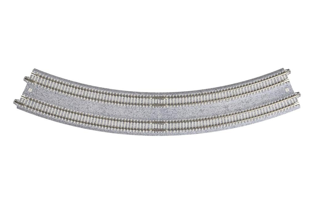 KATO N Gauge Double Track Approach Track piece each for left and Railway Model Supplies R480/447-22.5° (1 right) 20-186