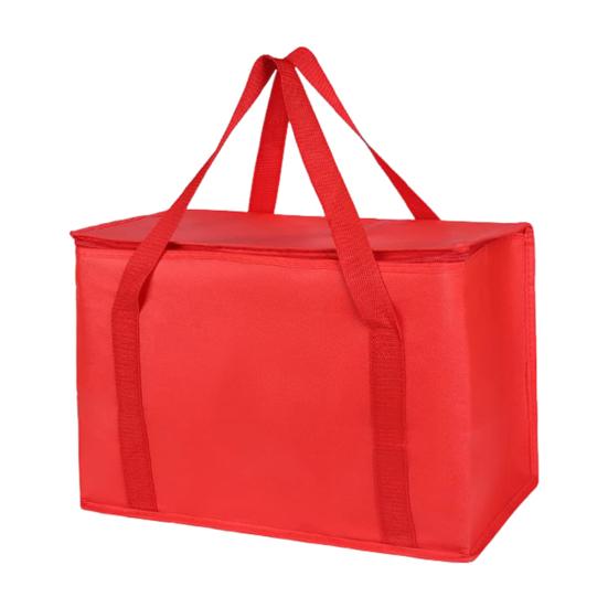 Большая изолированная сумка для пикника на молнии, сумка для обеда, многоразовая сумка для продуктов, сумка-холодильник для напитков, для кемпинга, пикников, путешествий