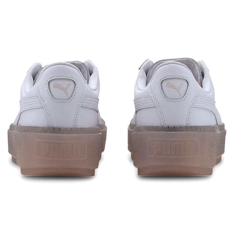 (WMNS) PUMA Platform Trace Translucent White Women's 371656-01