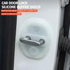 Буфер замка двери автомобиля Амортизатор флуоресцентный Силиконовая подушка Универсальный Демпфер для снижения шума при закрытии двери автомобиля Антикоррозийная защита