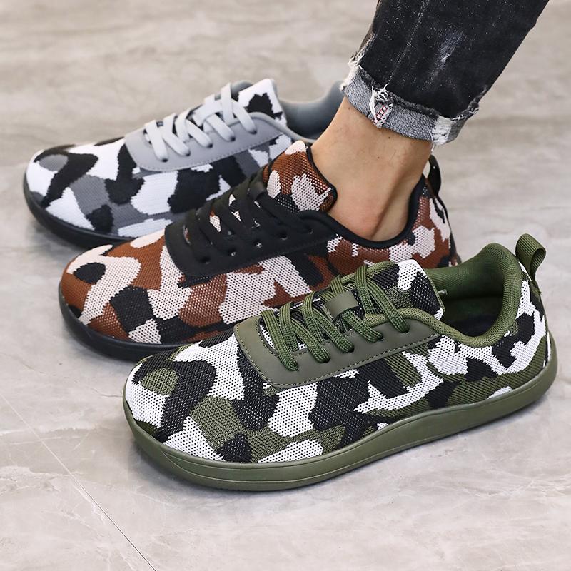 Мужская обувь с широким носком и мягкой подошвой, свободные удобные кроссовки, европейский американский универсальный всесезонный, уличная модная обувь для босиком