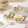 Cute Cartoon Animal Mug Creative Ceramic Cup Souvenir Birthday Gift Girl Breakfast Cup Coffee Cup