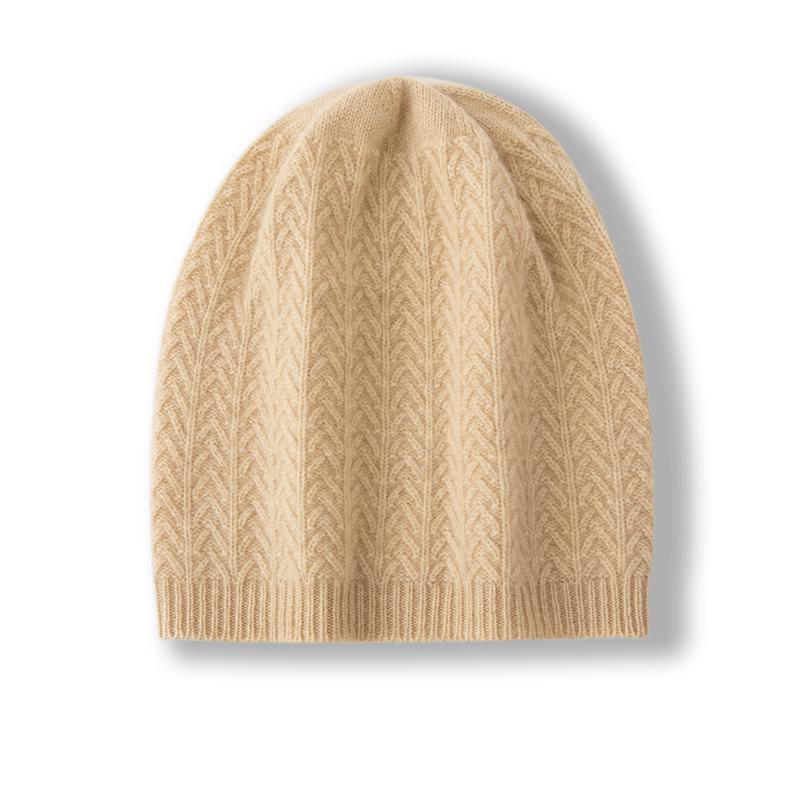 Женская шапка-бини из 100% чистого кашемира однотонная, вязаная, зимняя, теплая, мягкая, удлиненная, шапка-скинни, аксессуар для холодной погоды