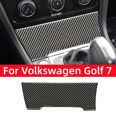 Для Volkswagen Vw Golf 7 Gti Mk7 2013-углеродное волокно салонный ящик для хранения прикуривателя крышка отделочная наклейка автомобильные аксессуары