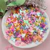 Home Party Supplies 6.8*6.2mm Mini Sequins Multifuctional 1000Pcs Fashion Hollow Out Resin Sequins Acrylic Decorative Ginkgo Leaf PVC