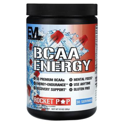 BCAA Energy, Вкус «Ракета», 9,9 унции (282 г)