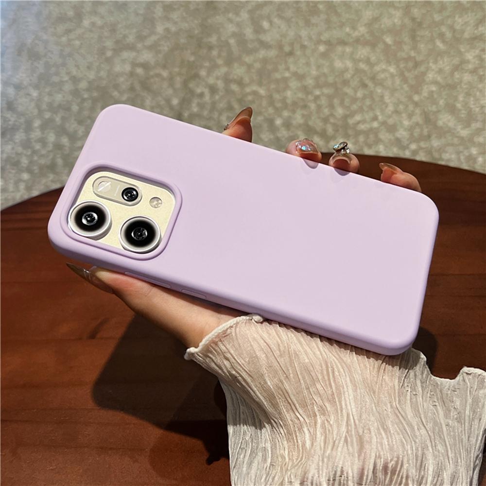 Для Oppo Reno14 5G (Глобальный) Чехол Приятный на ощупь Жидкий Силикон+ПК Чехол для телефона