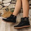 Fashion 2025 Winter New Winter New Woman Designer Fringes Retro Ankle Boots Woman  Fashion Casual Cozy Walking Shoes Shoes for Women