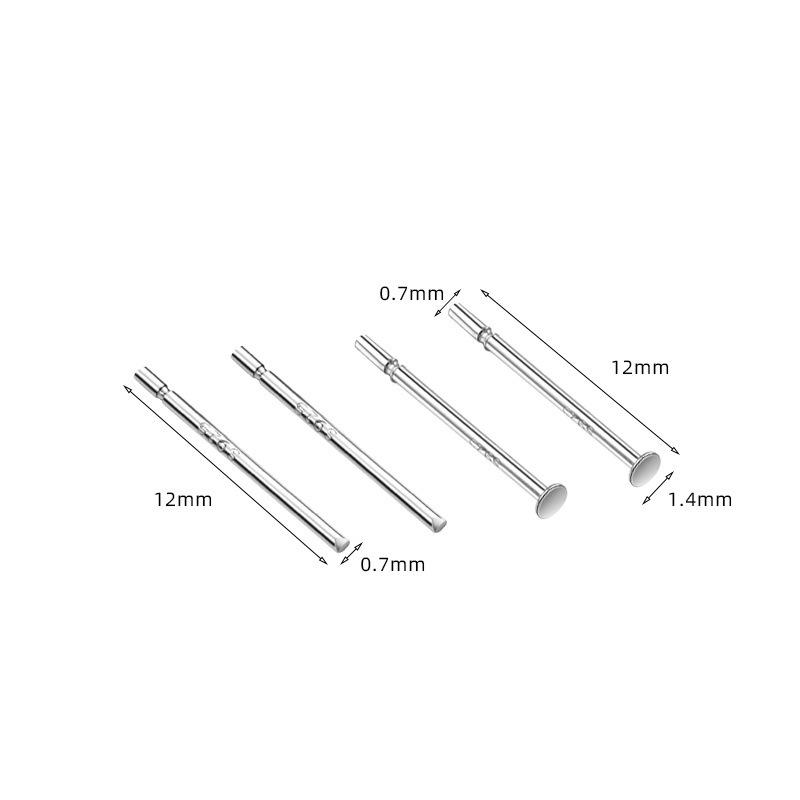 Imitation Silver Needle Ear Piercing Straight Needle Style Ear NeedlesEar Studs Classic Ear SticksSimple Exquisite and Versatile