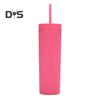 Sippy Cup Wide Mouth 16 Oz Drinking Cup with Straw And Lid Leak Proof Spill Proof Insulated Water Bottle for Home Office Gym Travel