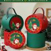 With Handle Christmas Packaging Box Portable Christmas Decoration Gift Storage Box Christmas Eve