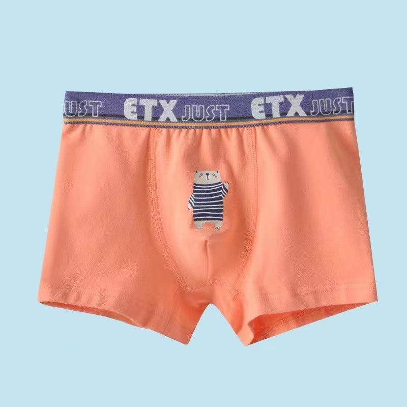 5 шт./лот, нижнее белье для мальчиков, детские шорты-боксеры, хлопковые трусы для мальчиков, размеры 100-160