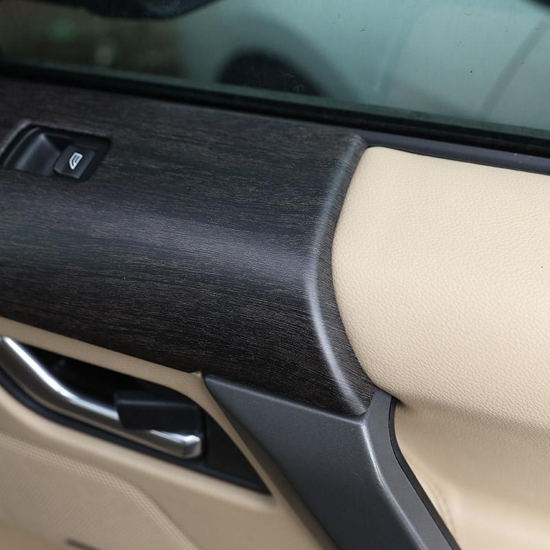 Для Land Rover Freelander 2 12-15 Стайлинг автомобиля ABS дуб текстура древесины автомобиля дверь окна кнопка подъема панель крышка наклейка автомобиля