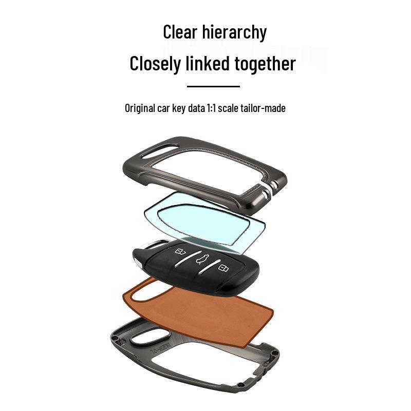 2020 MG ZS, MG5, MG6 Car-Specific Leather Key Case for Men