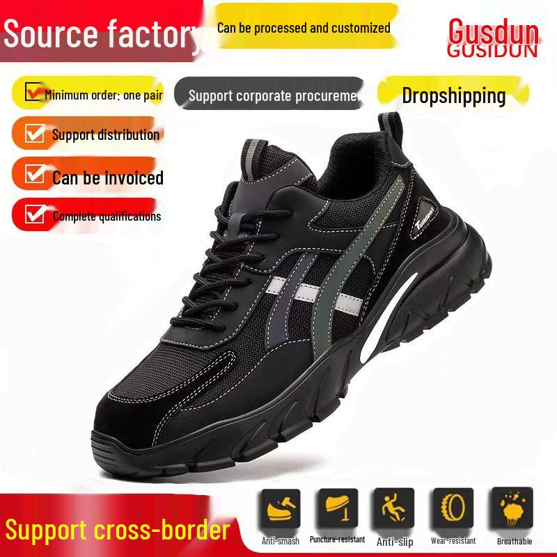Reflective Safety Shoes: Insulated 6kV Electrician, Anti-Smash, Puncture-Resistant, Lightweight, Fashionable
