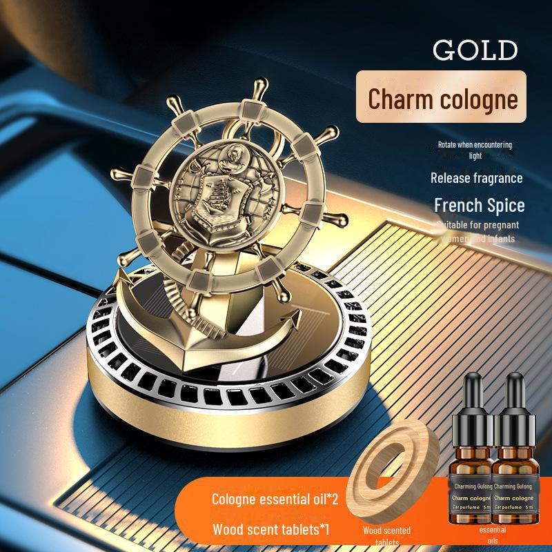 Креативный рулевой автомобильный парфюм на солнечных батареях Ароматерапия