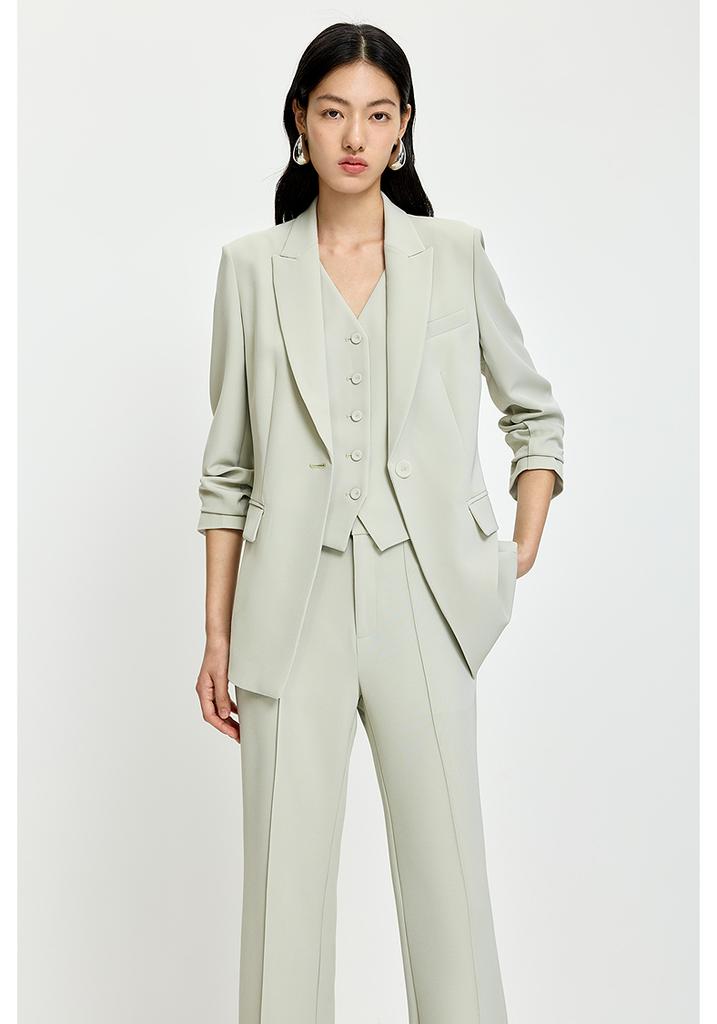 LILY Women's Loose Fit Suit Jacket