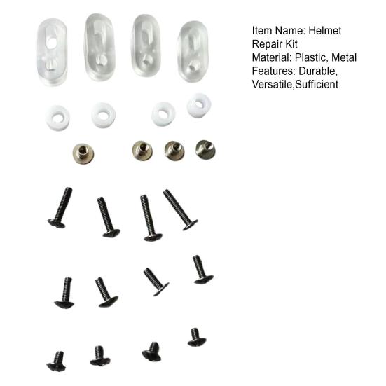 Комплект для ремонта шлема Футбольный хоккейный шлем Ремонтные детали Универсальная защитная маска Спорт