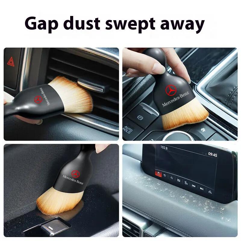 2025 Hot Car Logo Cleaning Car Detail Cleaning brush for Mercedes Benz S320 W164 W203 W204 W168 C180 E320 A200 CLA CLK CLS C260