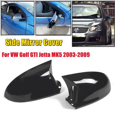 1 пара боковых крышек зеркала заднего вида, накладка для VW Golf 5 MK5 GTI R32 2003-2009, дополнительные накладки на зеркала заднего крыла автомобиля