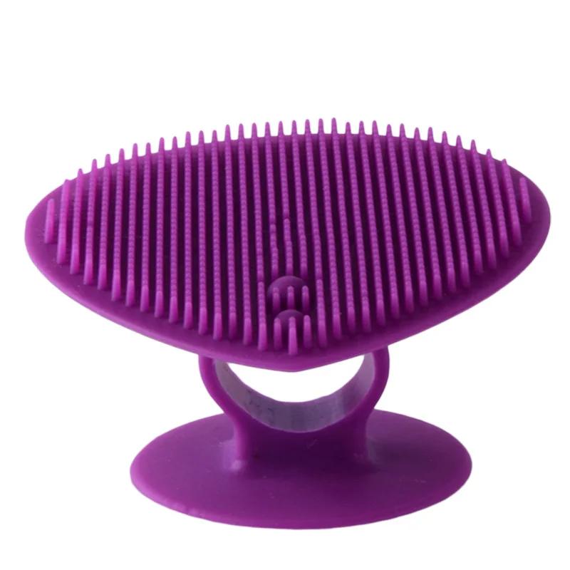1PC Silicone Facial Cleaning Pad Face Pore Blackhead Exfoliating Cleanser Face SPA Massager Brush Skin Cleansing Scrubber Tools