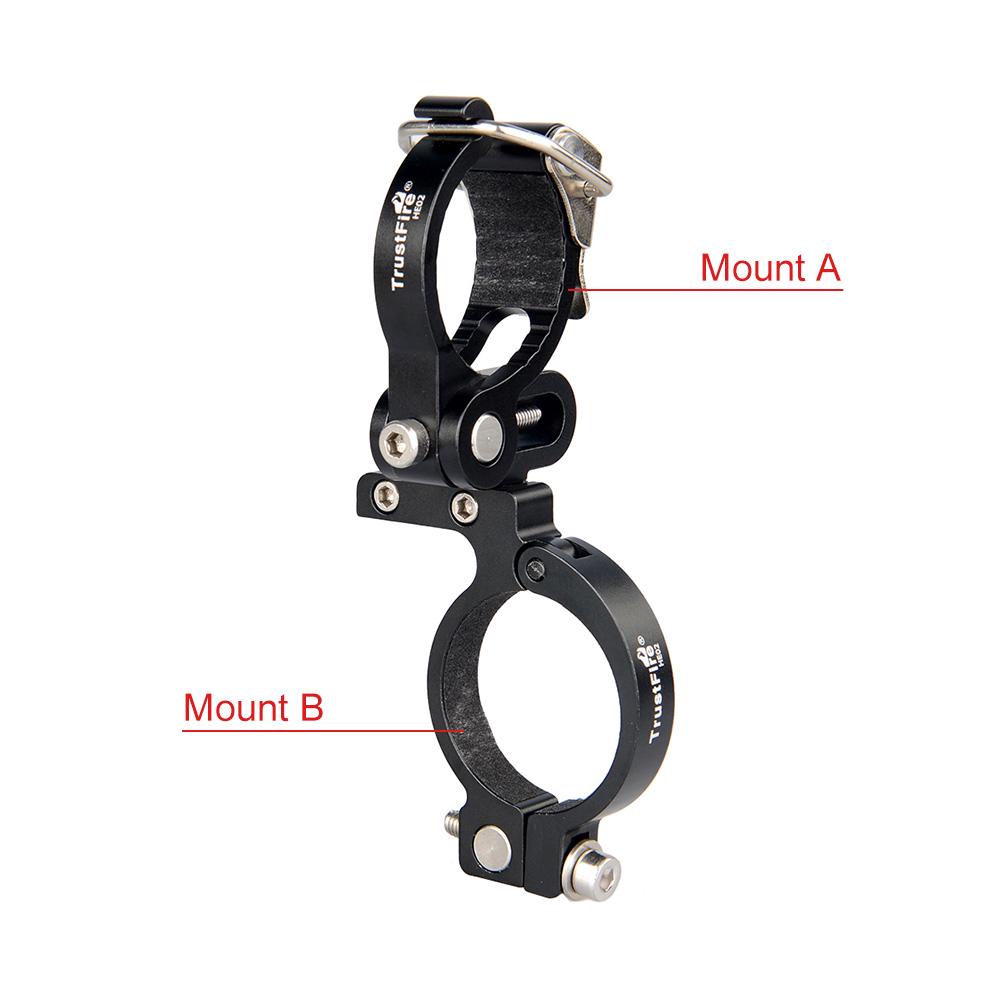 Trustfire Mountain Road Bicycle MTB Bike Bicycle Light Torch Flashlight Handle Bar Handlebar Clip Mount Bracket