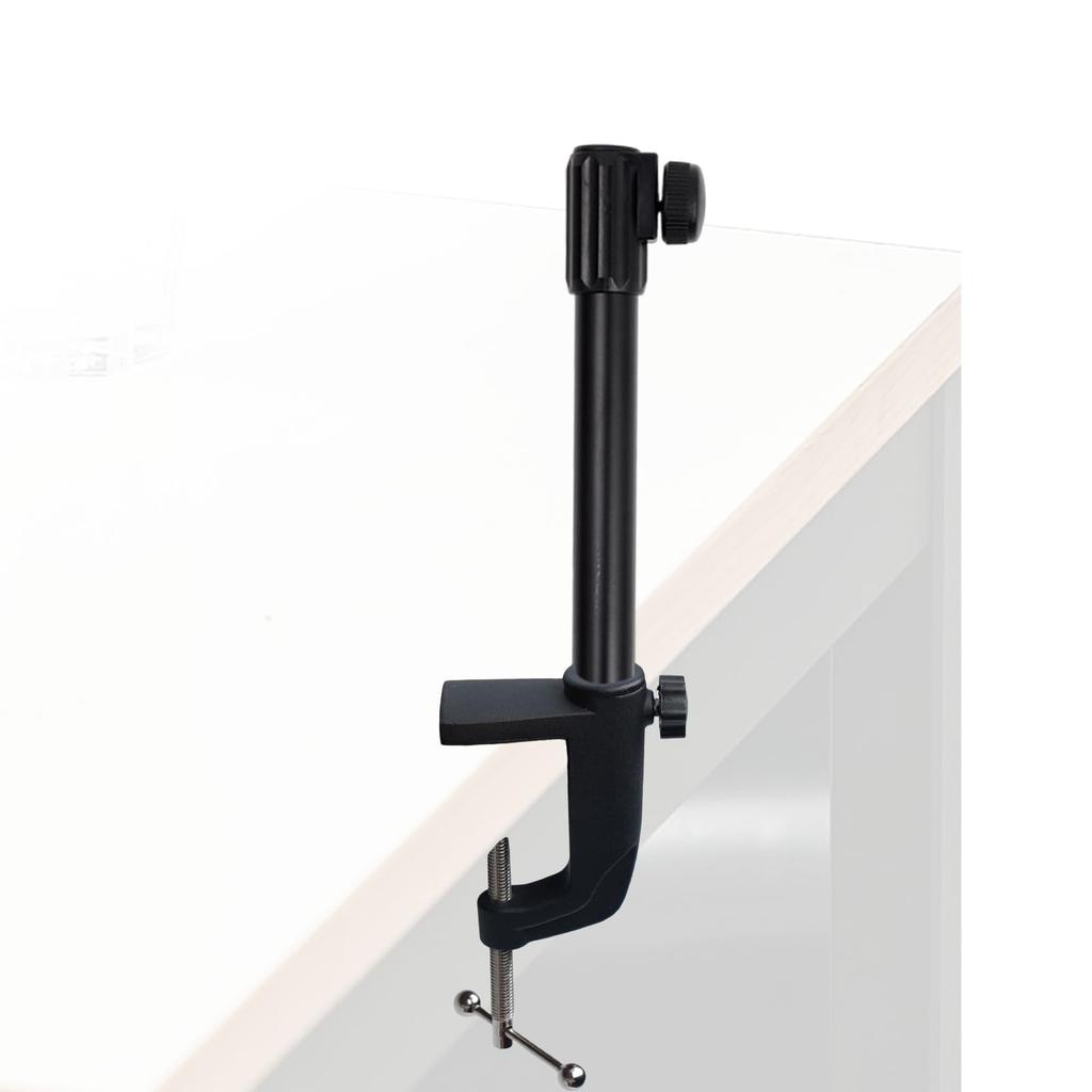 Nivithi Microphone Stand Clamp Extension Rod, Desktop Microphone Stand Holder, Microphone Boom Extension Rod, Desk Arm Base, Microphone Arm Base