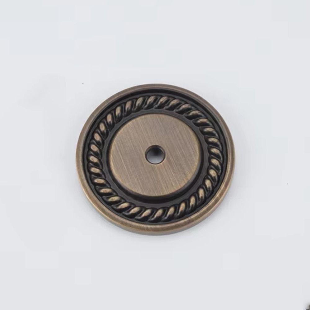 Retro Nordic Brass Cabinet Pull Solid Brass Single Hole Drawer Knob Gold Round Durable Cabinet Door Handle Wardrobe Door