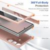 Anti-Fingerprint Full Cover Magnetic Case with Front Tempered Glass Film Phone Case For Samsung Galaxy Z Fold 8 Ultra 8/7/6/5/4