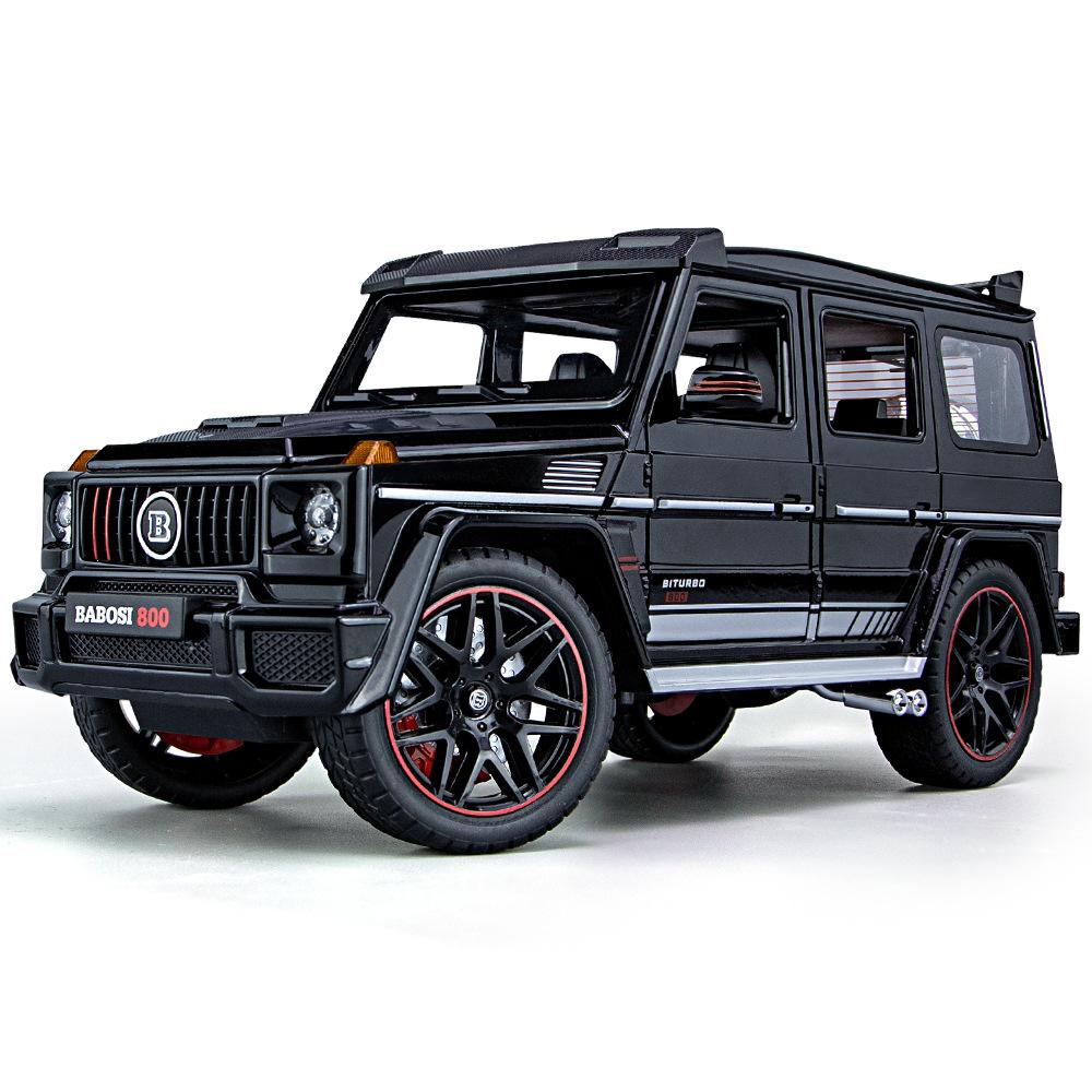 1/18 Mercedes Benz G800 Обычная версия Без напыления Сплав Внедорожник Литая модель Коллекция Украшение Изысканный Подарок на день рождения для друга