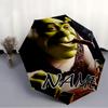Personalized Name S-Shrek Print Umbrella - Automatic Open/Close, Eight-Rib Durable Frame, Automatic Folding Umbrella