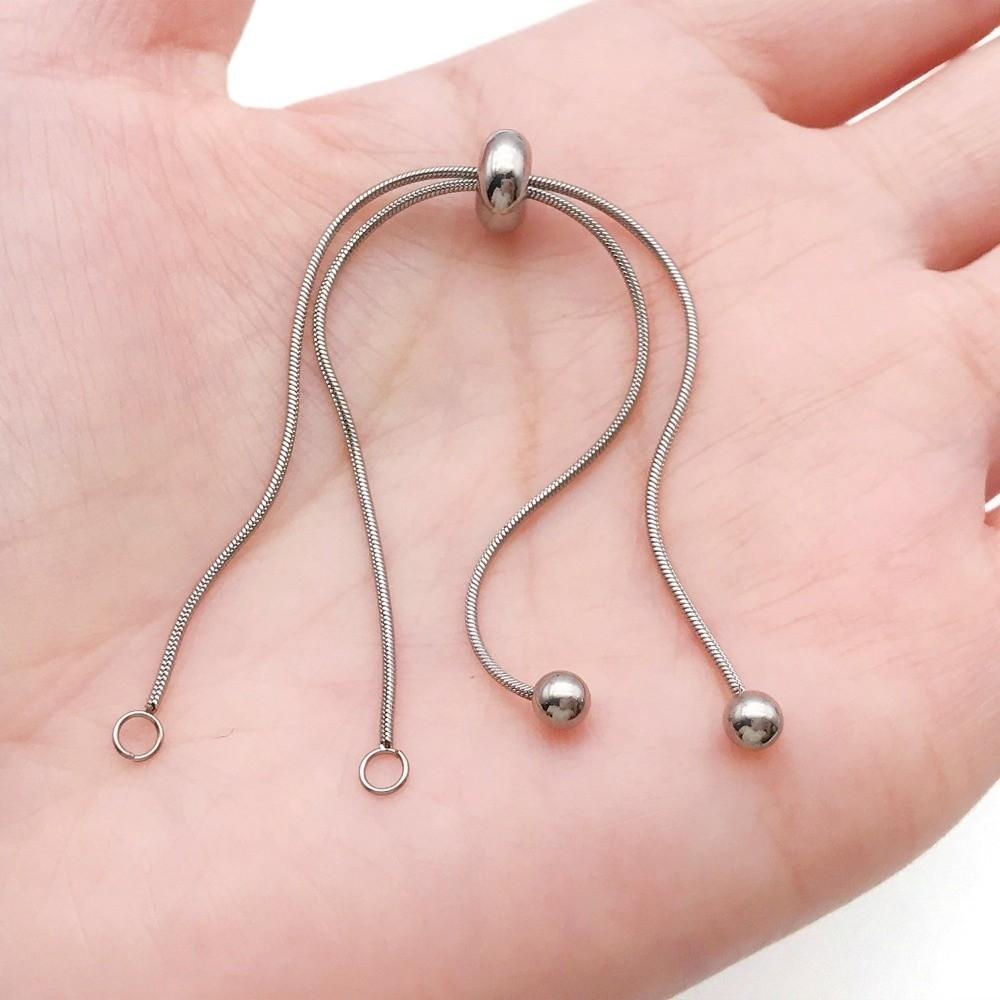 5Pcs Gold Necklace Extender Silver Hand Bracelet Extensions New Extension Chains Jewelry Making