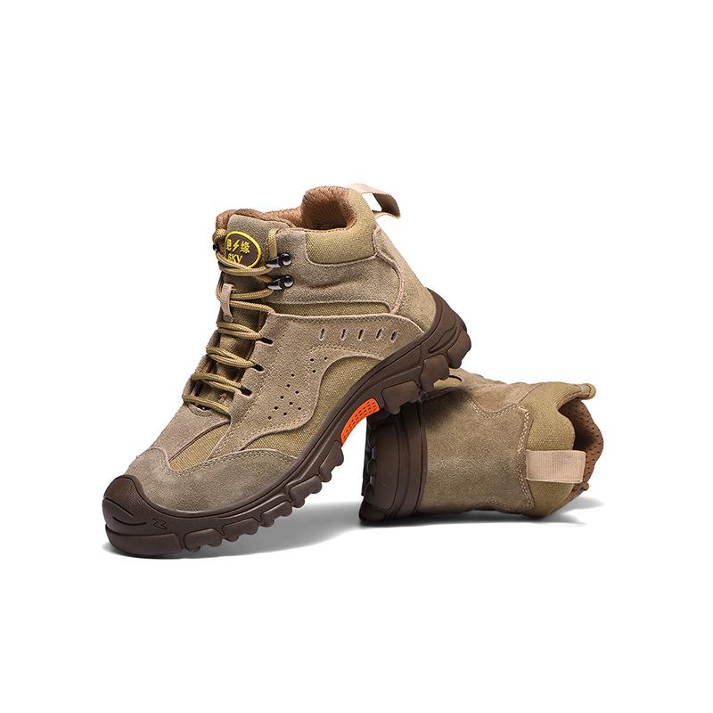 Защитная обувь средней высоты для мужчин и женщин, обеспечивающая защиту от ударов, проколов, искр, брызг и ожогов.. Подходит для любого сезона.