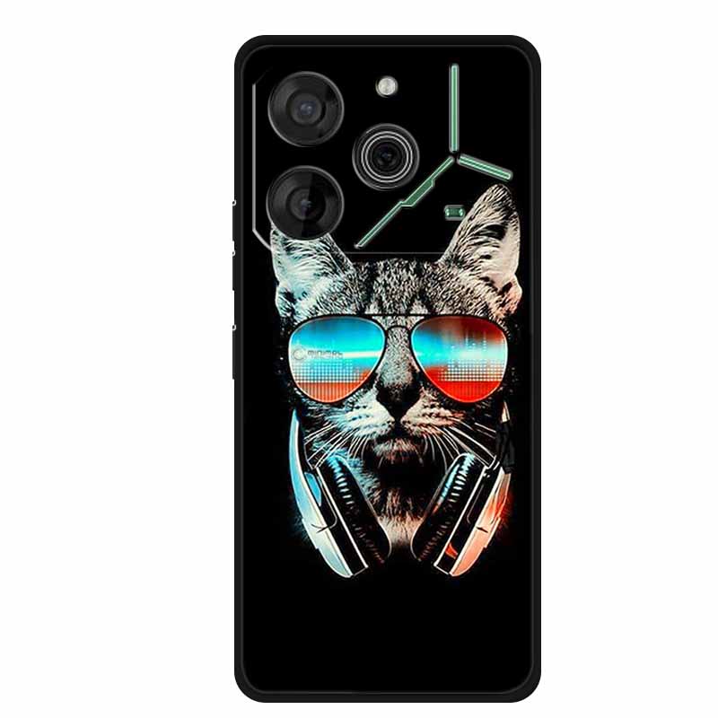 Чехол для Tecno Pova 6 Neo Животные ТПУ Мягкий Силикон Задняя Крышка Чехлы для Телефона для Tecno Pova 6Neo 6.78" Ударопрочный Волк Крутой funda