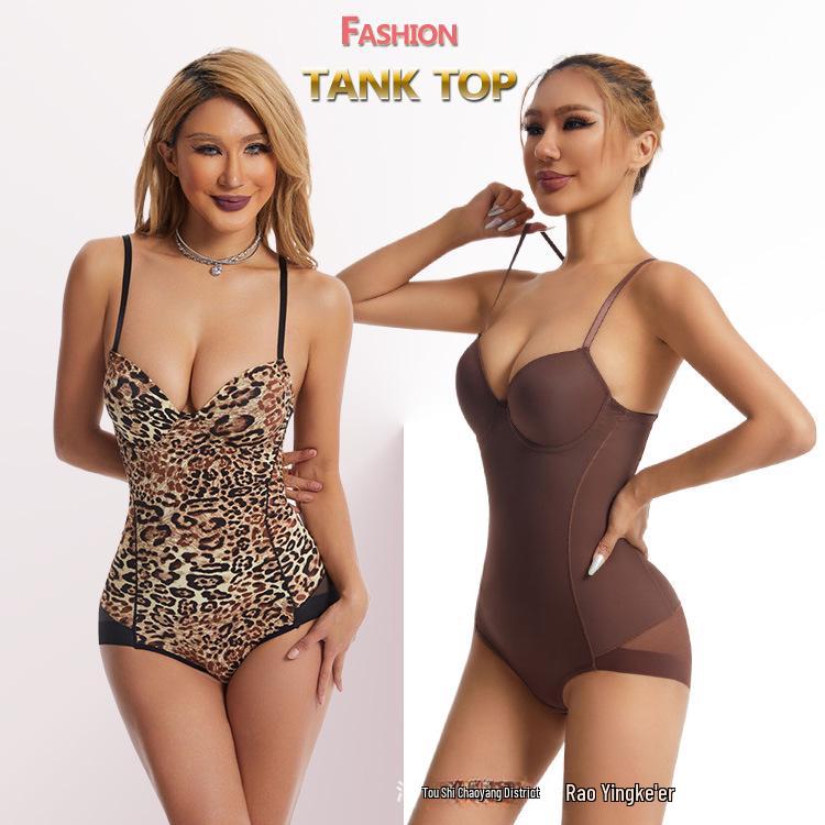 European-American Body Shaping Bodysuit: Plus Size Underwire Bra, Waist & Belly Lifting