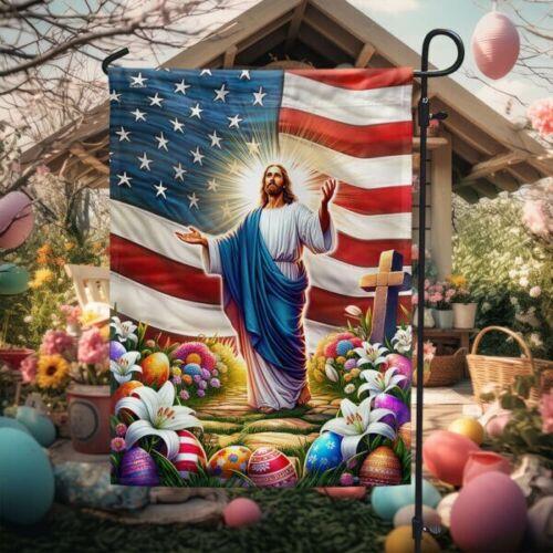 Happy Easter ag, Jesus Easter American He Is Risen Christian ag VVL YYX EEZ