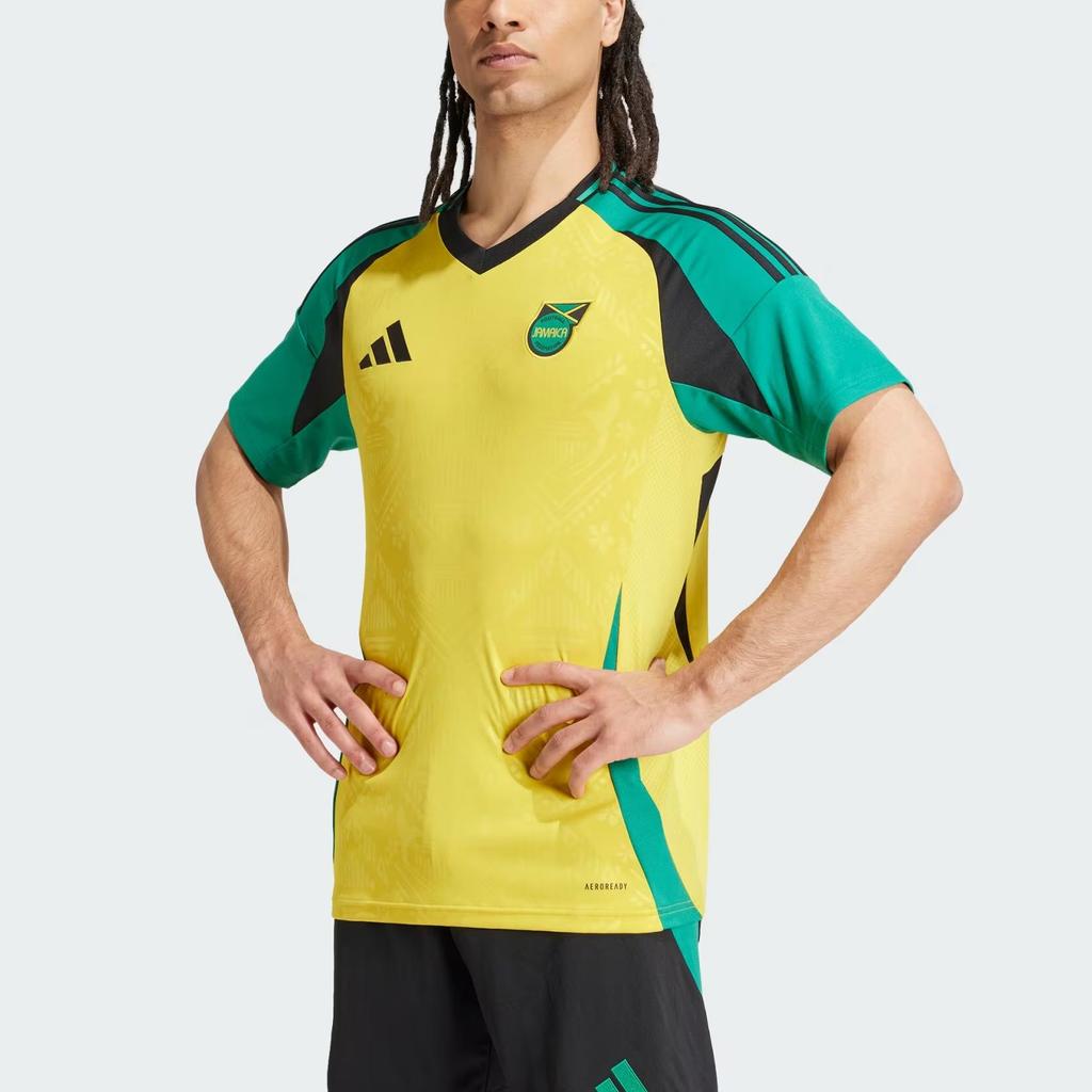 Adidas Jamaica 2024 Home Jersey Men Hazy Yellow IT8541
