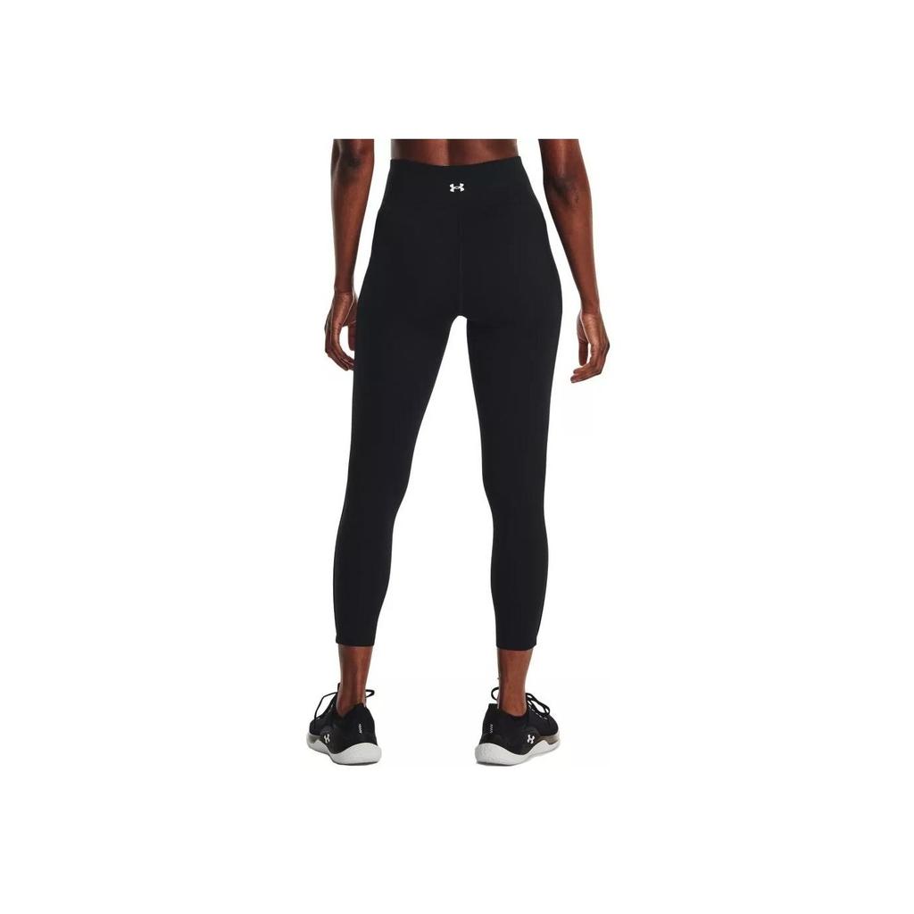Under Armour Meridian High Waist Solid Color Tight Nine-Point Fitness Pants Women Bottoms Black 1377080-001