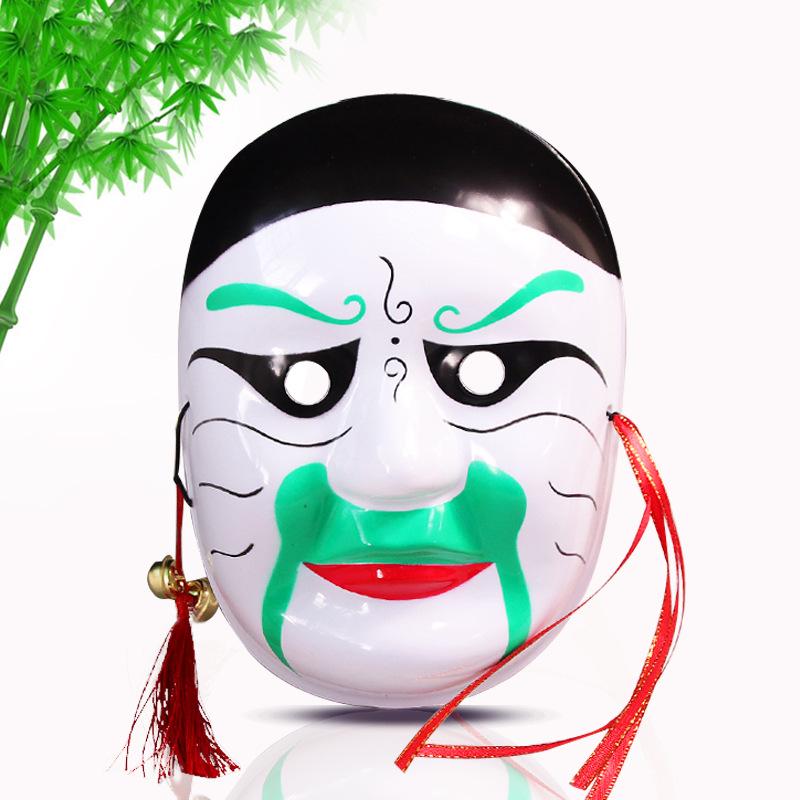 Форма для маски Пекинской оперы с росписью в китайском стиле - аксессуар для изменения лица, реквизит для переодевания