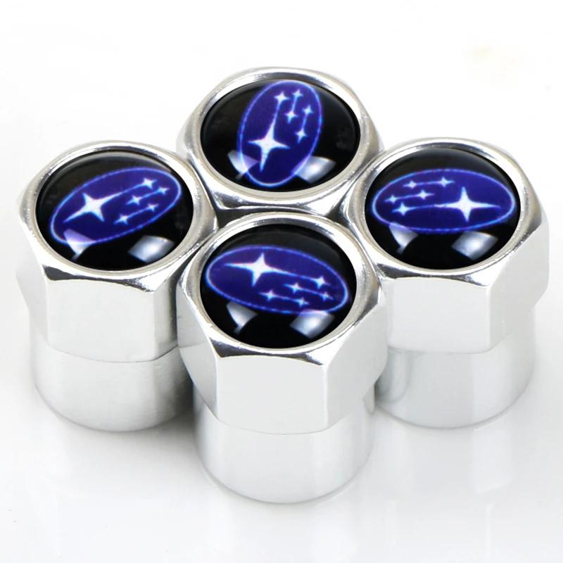 Suede Car Keychain&Tire valve caps Auto Accessories For Subaru STI Forester Impreza Legacy Outback WRX Crosstrek Y4