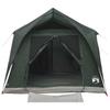 Tunnel Tent with Roof Army Green 10 Person Polyester and Steel