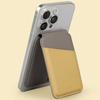 UNIQ Lyden DS Magnetic RFID Wallet and Phone Stand Canary Yellow-Flint Grey