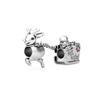 New 925 Silver Cute penguin, Cat, And Bear Charm Beads Suitable For DIY Bracelets Women's Boutique Jewelry