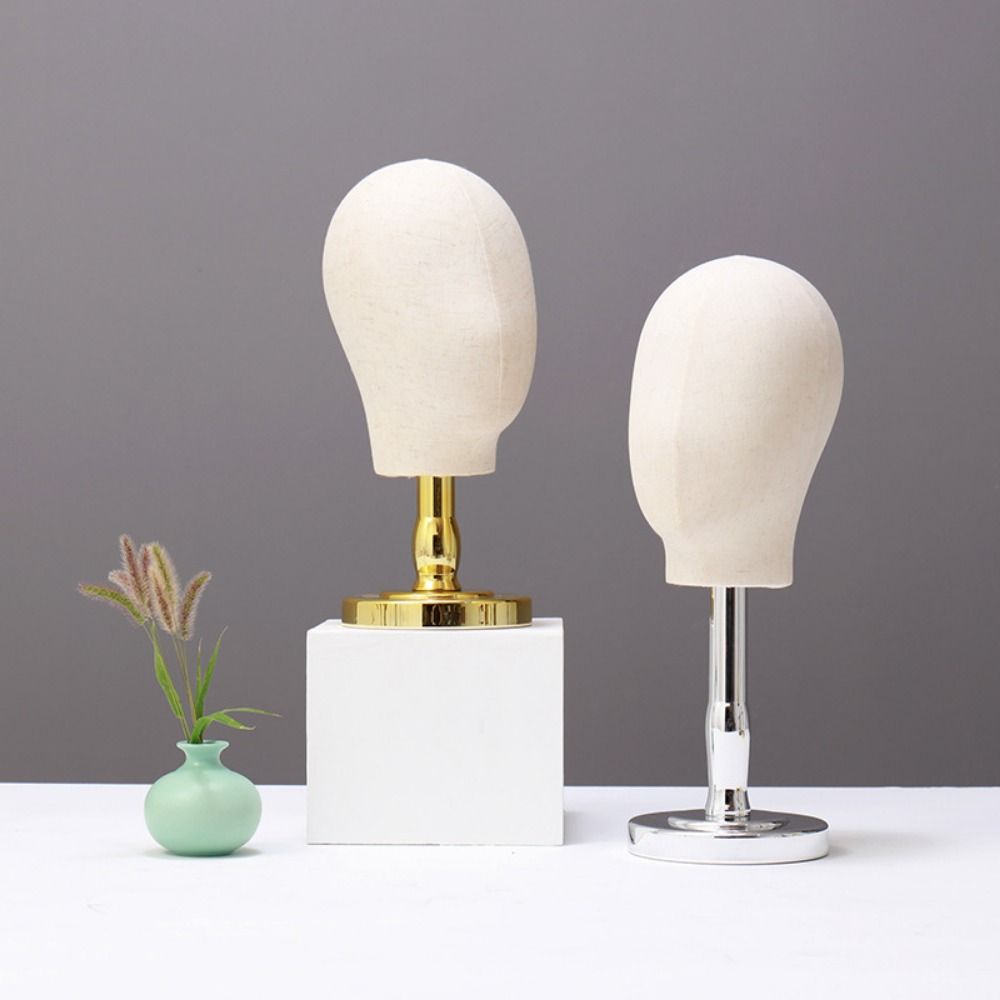 Portable Model Head Model Detachable Cap Hat Display Rack Hair Styling Hat Display Stand Home Use