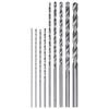 9Pcs Twist Drill Bit Extra Long High Speed Steel Drilling Tool Set Kit for Plastic Wood